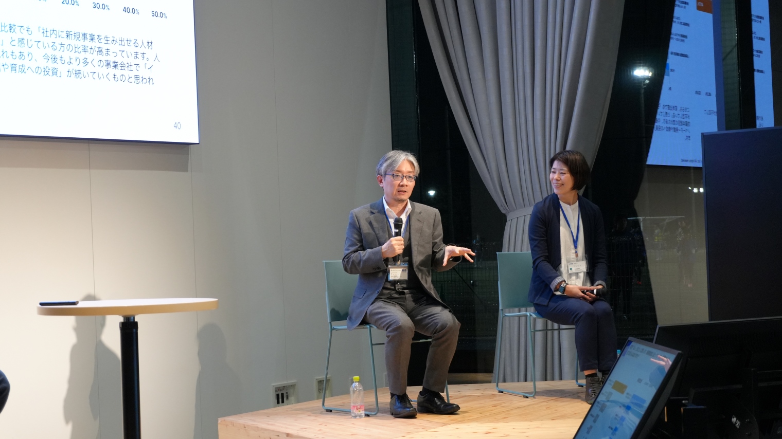 左:株式会社東海理化 日比良介氏 右:ブラザー工業株式会社 川口絵美氏