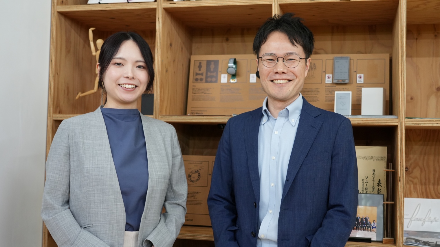 株式会社常陽銀行 経営企画部企画グループ長 兼サステナビリティ推進室長 東田武志(ひがしだたけし)さん(右)株式会社常陽銀行 経営企画部係長 中居真衣(なかいまい)さん(左)