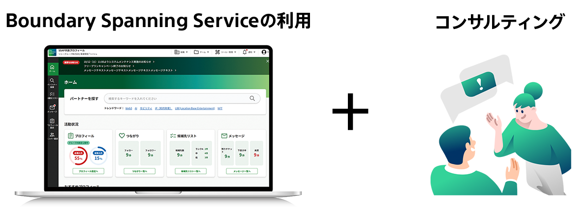BSSの利用+コンサルティング